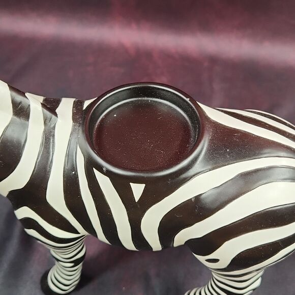 🩵PartyLite Zebra Votive/Tealight Candle Holder - Picture 10 of 16